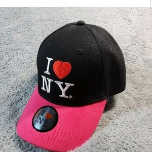 I ❤️ NY Snapback Hat Black & Red Adjustable Authentic New York Cap NEW